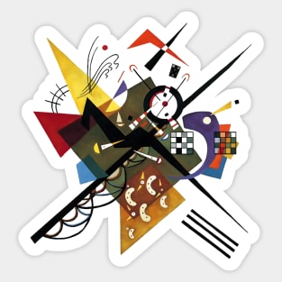 Kandinsky 1923, Sur Blanc Sticker